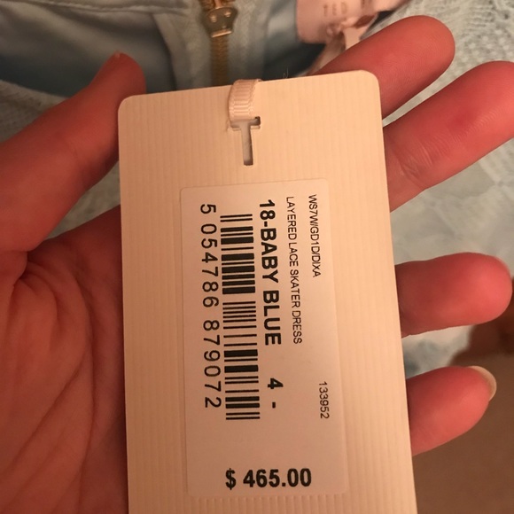 NWT Ted Baker Dixa Dress - Light blue - Picture 4 of 5